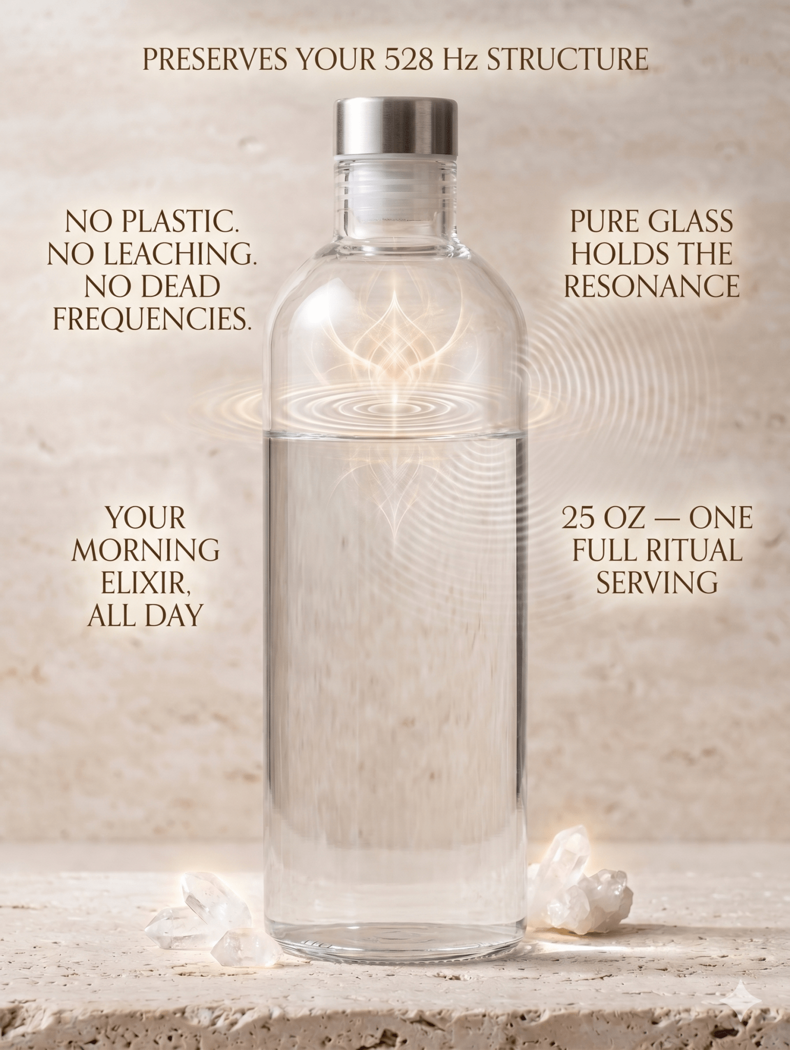 The Living Water Flask – 25 oz - Dr Meridian