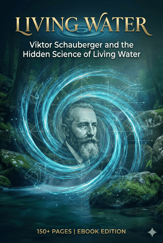 Ebook – Living Water: Viktor Schauberger and the Hidden Science of Living Water (150+ pages) - Dr Meridian