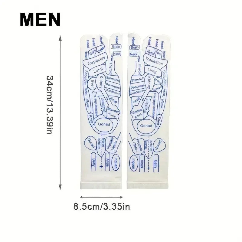 Dr. Meridian Reflexology Socks + Massage Tool